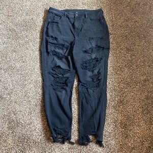 american eagan jeans.  size 14.  color black.